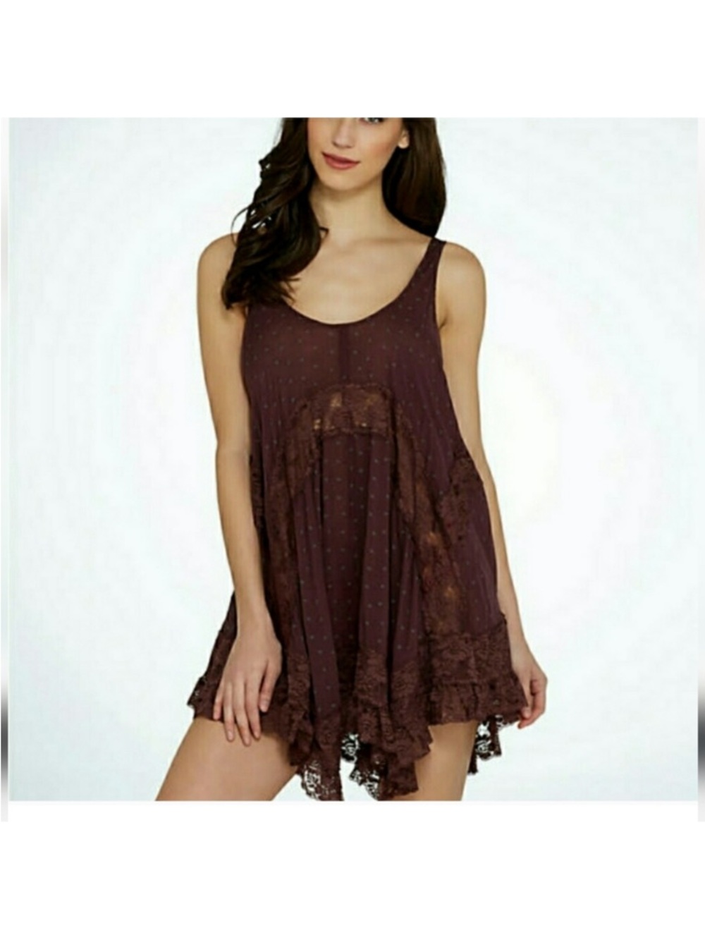 Free People lace slip dress - Picture 3 of 12